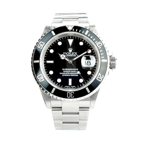 rolex usati submariner 2001 value|rolex 16610 submariner chisholm hunter.